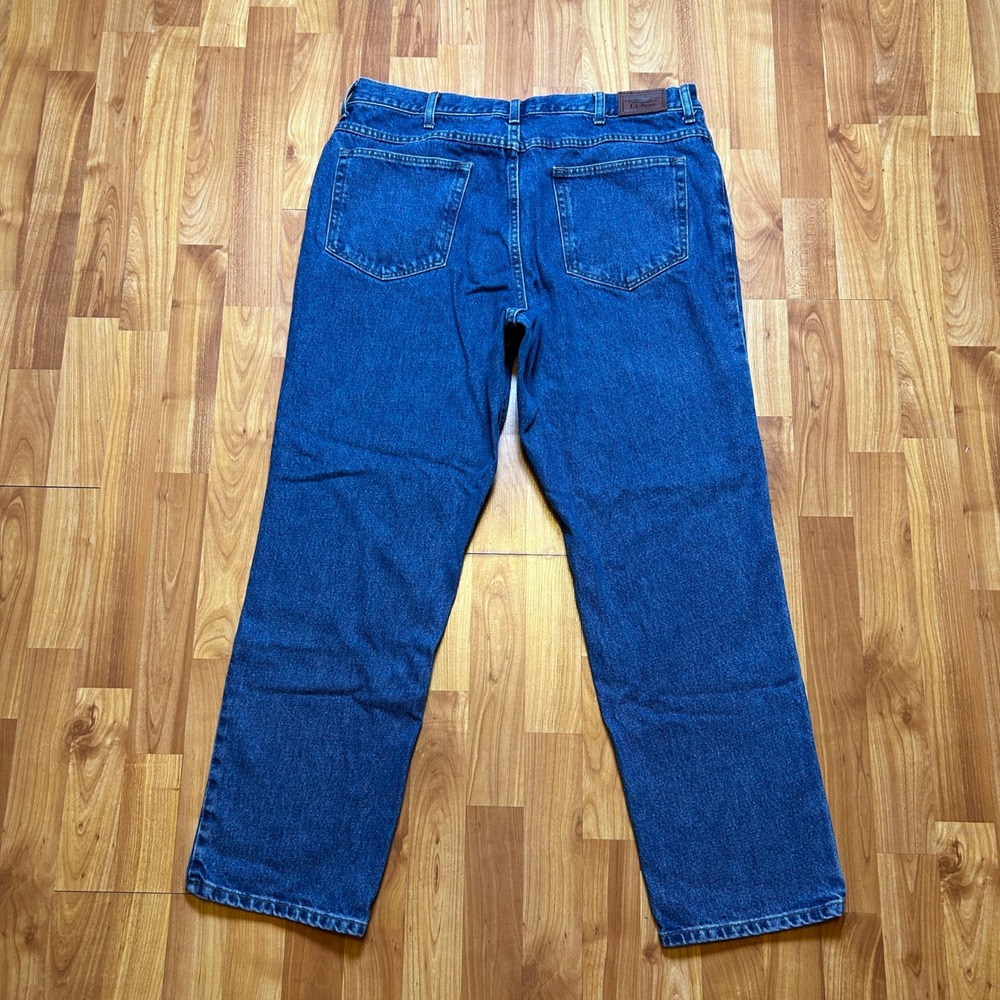 Vintage Classic Fit L.L. Bean Mens Denim Jeans 38x30 Blue - Picture 3 of 11